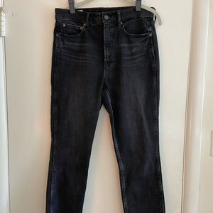 Never worn black cigarette cut Gap jeans size 29R